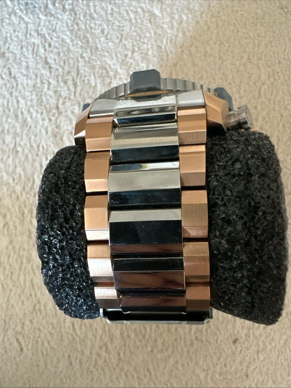 Invicta Reserve Octane #16028 Chrono Watch 2-Tone Rose Gold Gunmetal 56mm WR200m